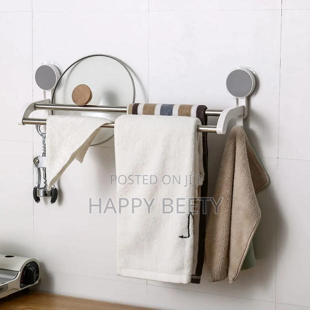 Double Self Adhesive Towel Rack - main view