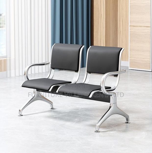 Contemporary Two-Seater Link Reception Bench
