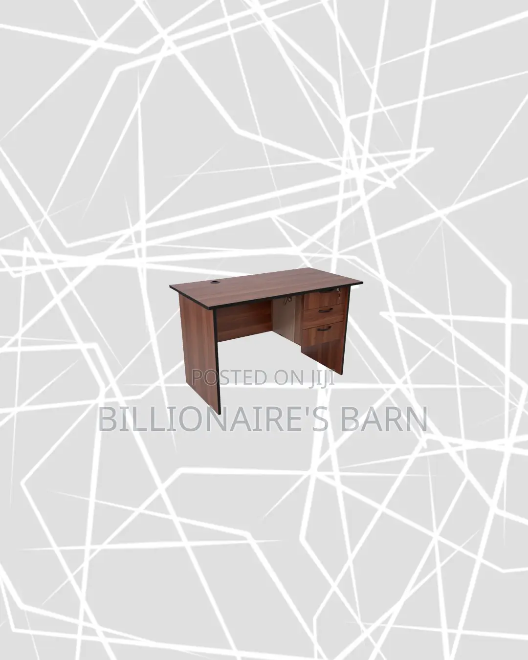 Compact 1m Wooden Desk for Focused Home Office Work