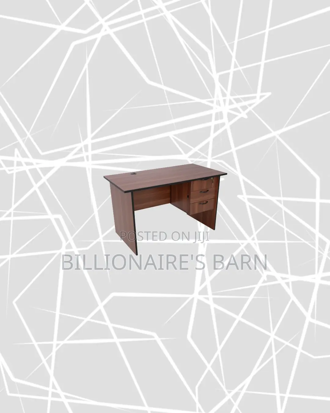 Compact 1m Wooden Desk for Focused Home Office Work