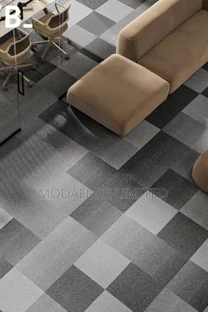Plain Commercial Carpet Tiles Long Lasting Business Finish
