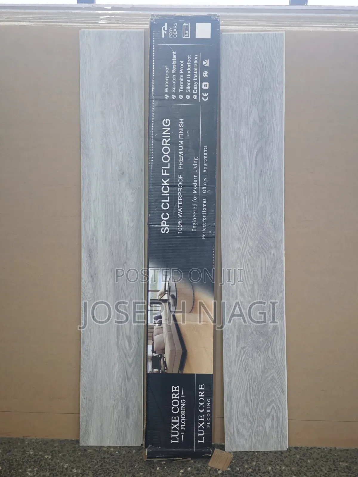 SPC Flooring Wood Grain in Stock