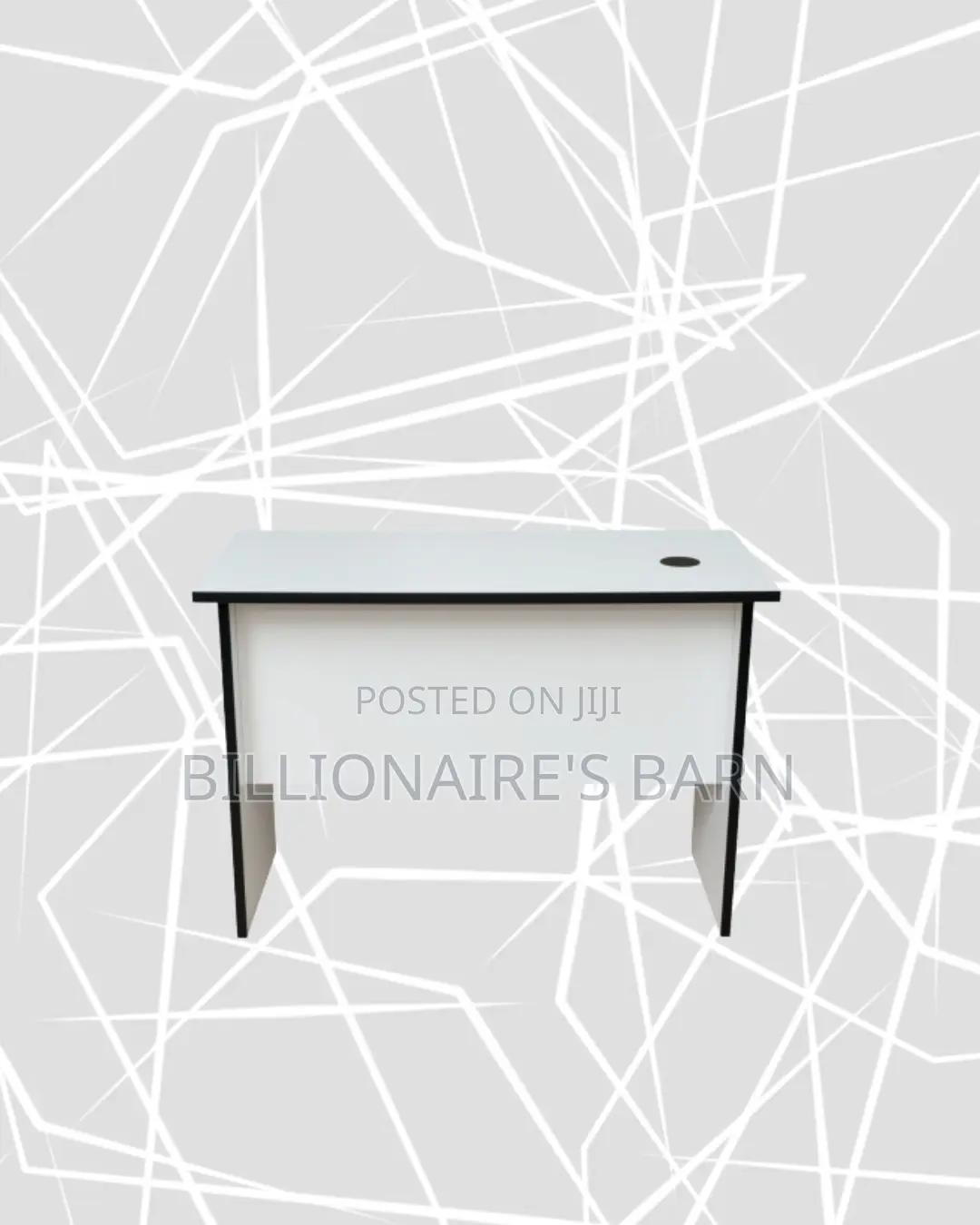 Compact 1m Wooden Desk for Daily Paperwork and Tasks
