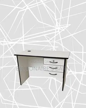 Compact 1m Wooden Desk for Daily Paperwork and Tasks