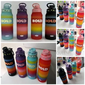 *1000ml Bold Motivational Water Bottle