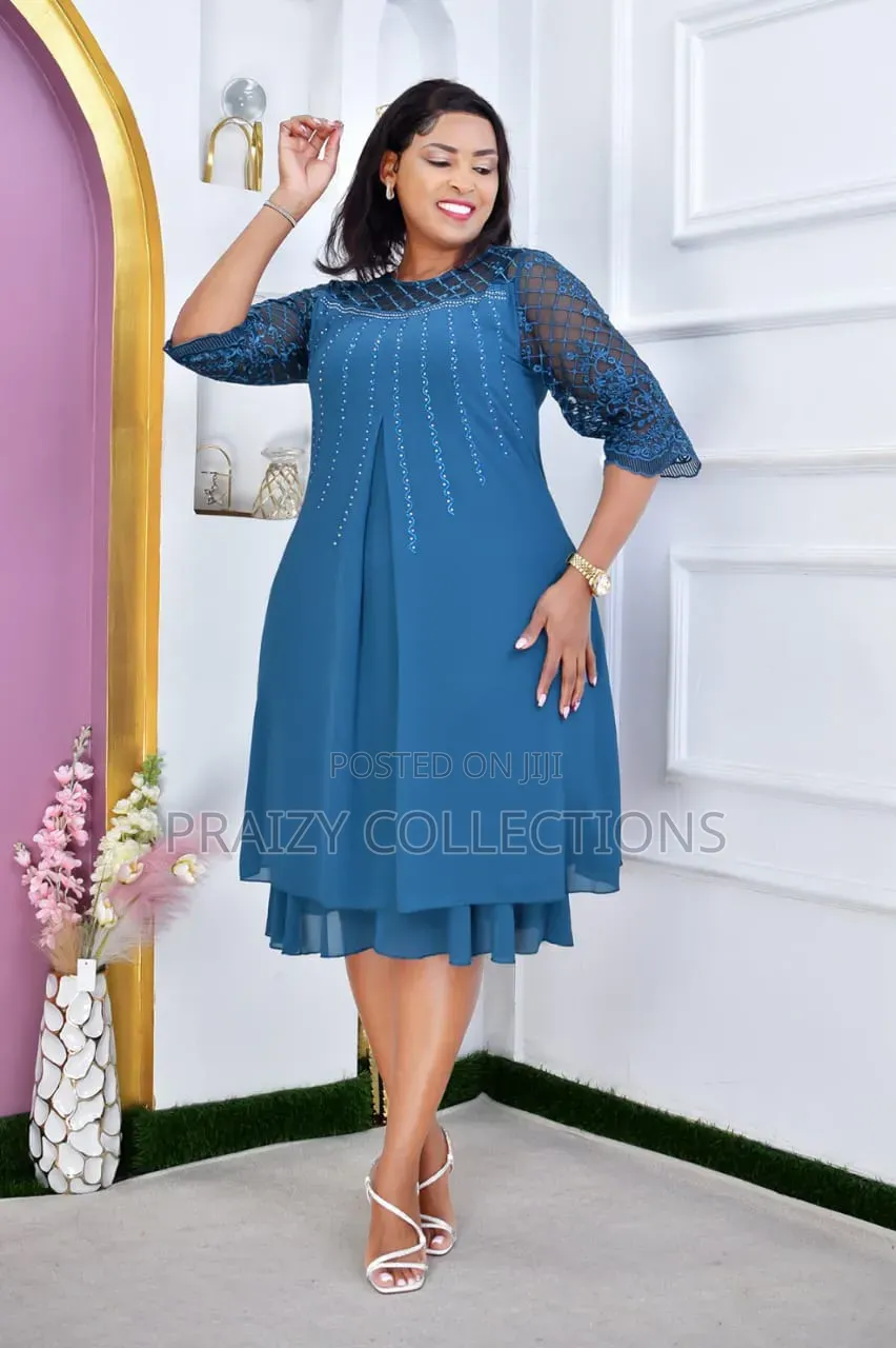 Crissy Moran Premium Chiffon Dress – Elegant Timeless