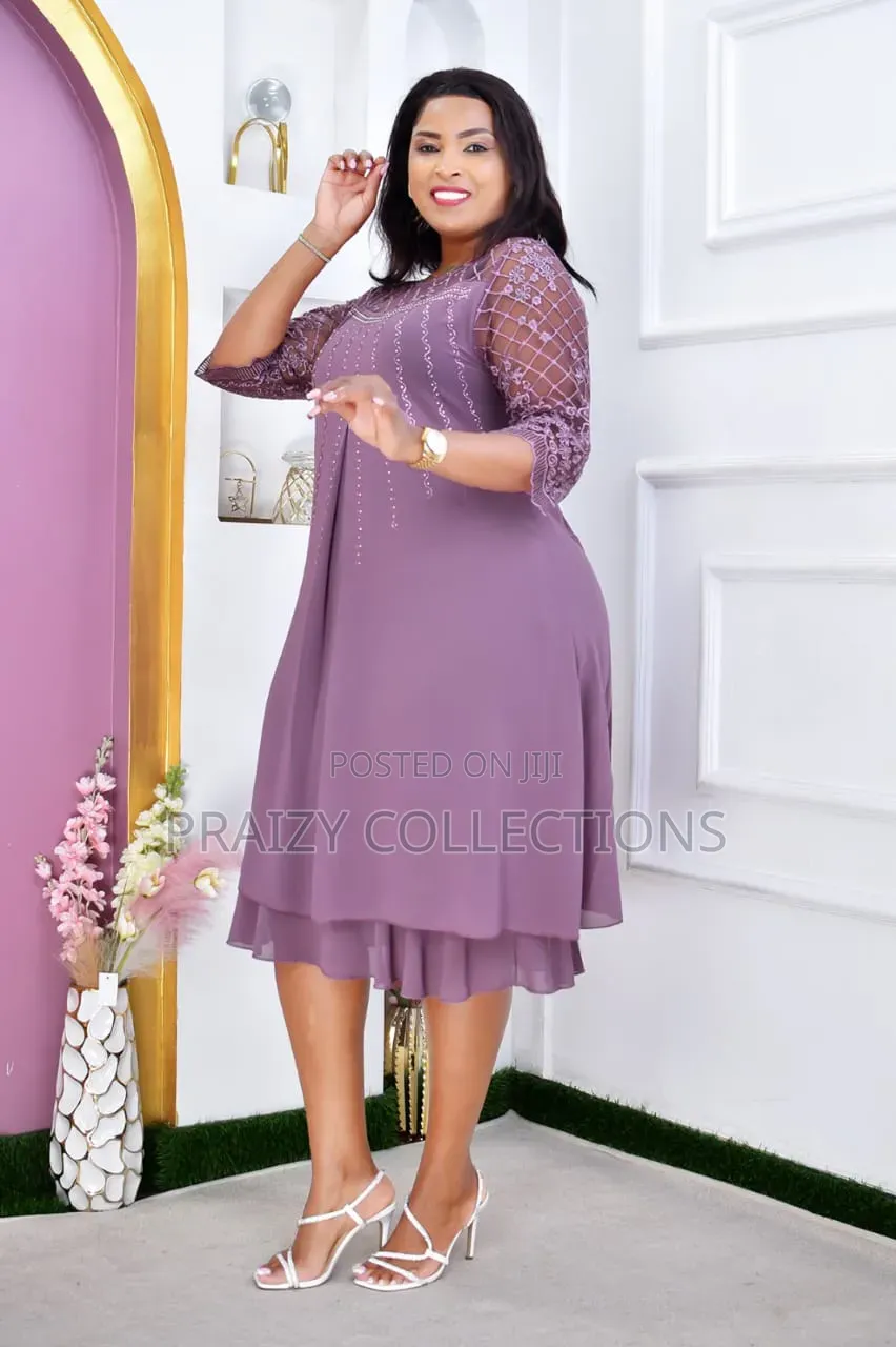 Crissy Moran Premium Chiffon Dress – Elegant Timeless