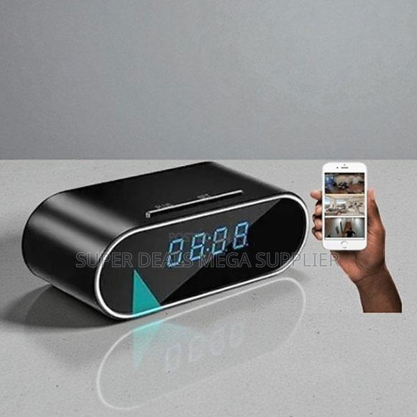 Android Support Wifi Alarm Table Clock Hidden Spy Camera - main view