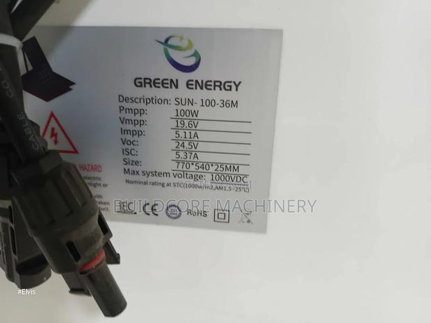 Green Energy 100watts Solar Pannel - thumbnail 2