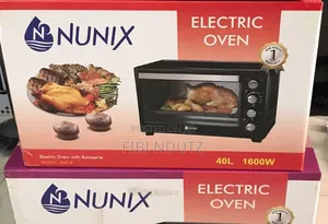 New Nunix 40l Electric Oven/40l Oven