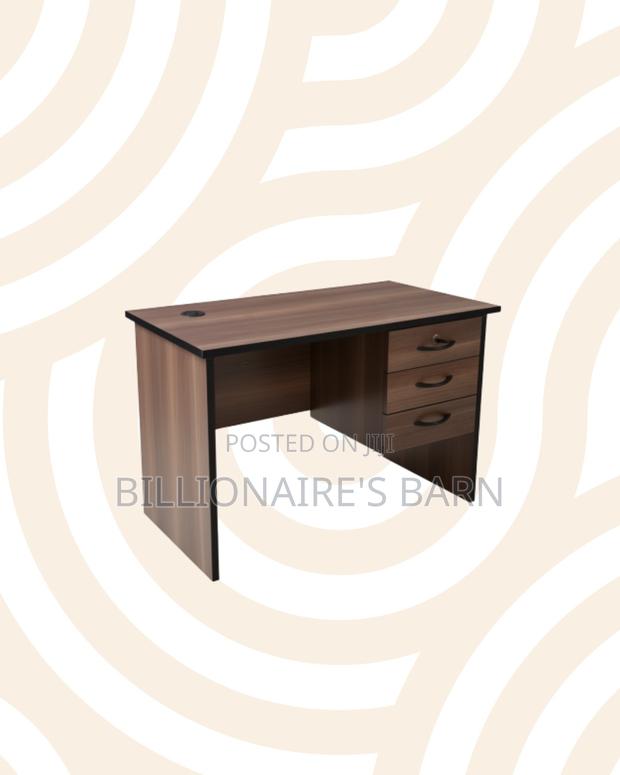 Compact 1.2m Wooden Desk With Drawers for Focused Home Office Work