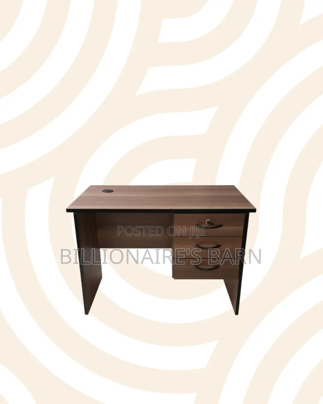 Compact 1.2m Wooden Desk With Drawers for Focused Home Office Work