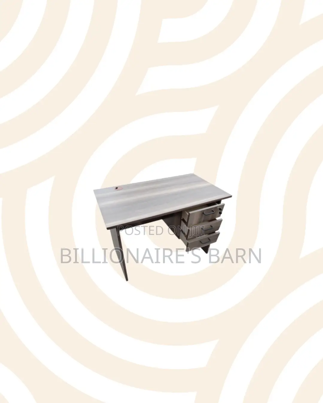 Compact 1.2m Wooden Desk With Drawers for Daily Study and Writing
