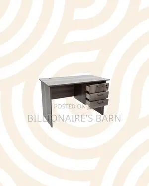 Compact 1.2m Wooden Desk With Drawers for Daily Study and Writing