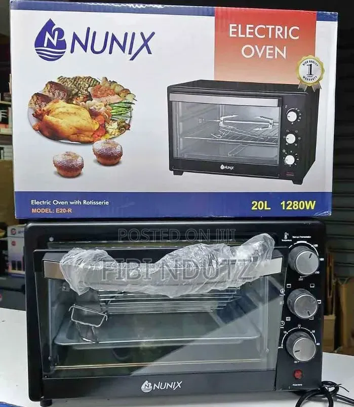 1280watt Nunix Oven /20l Electric Oven