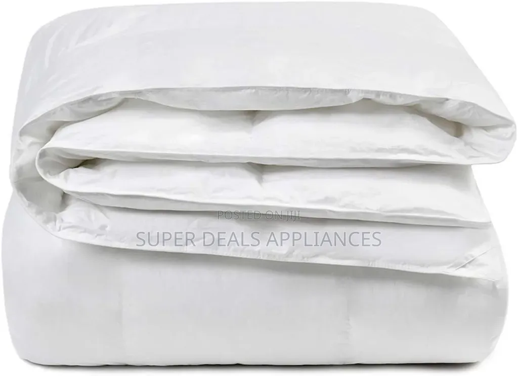 Pure Cotton White Striped Duvet