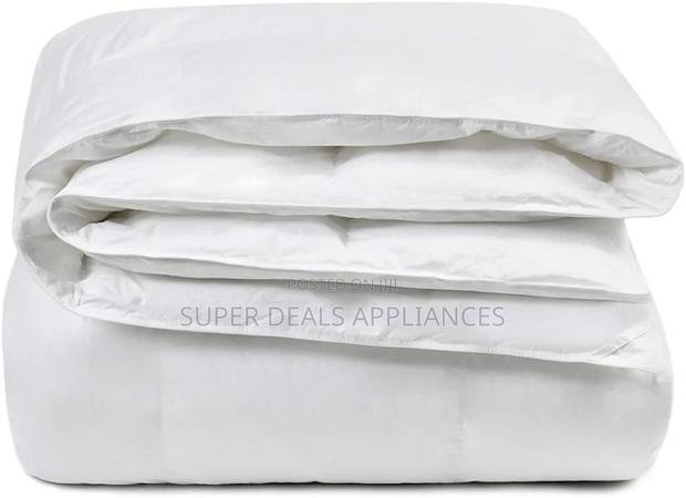 Pure Cotton White Striped Duvet