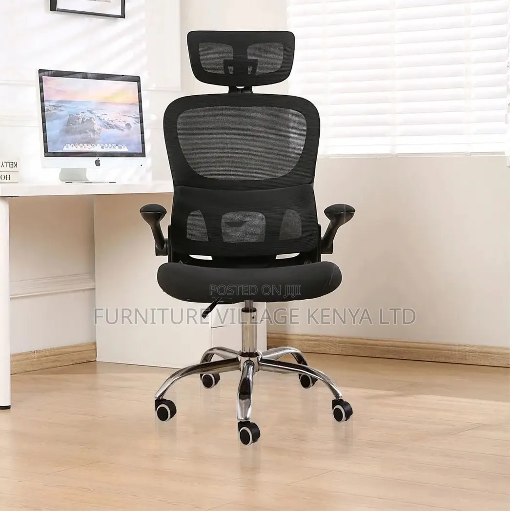 Modern Black Mesh Executive Office Chair