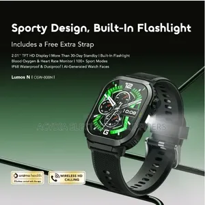 Oraimo Watch Lumos N 2.01'' Hd Display Ip68 Smart Watch