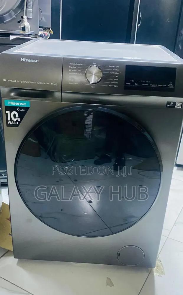 Hisense Front Load Wash Dryer Washing Machine (Wdqa1014vjmwt) 10/6kg