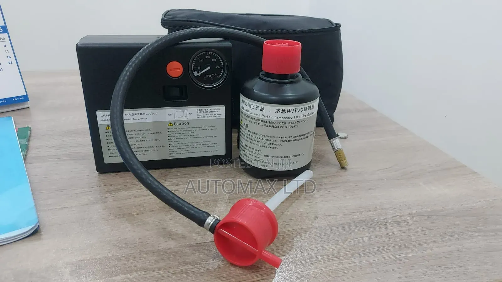 Ex-Japan Emergency Tyre Inflator+Sealant: Toyota,Subaru,Vw,Mitsubishi,