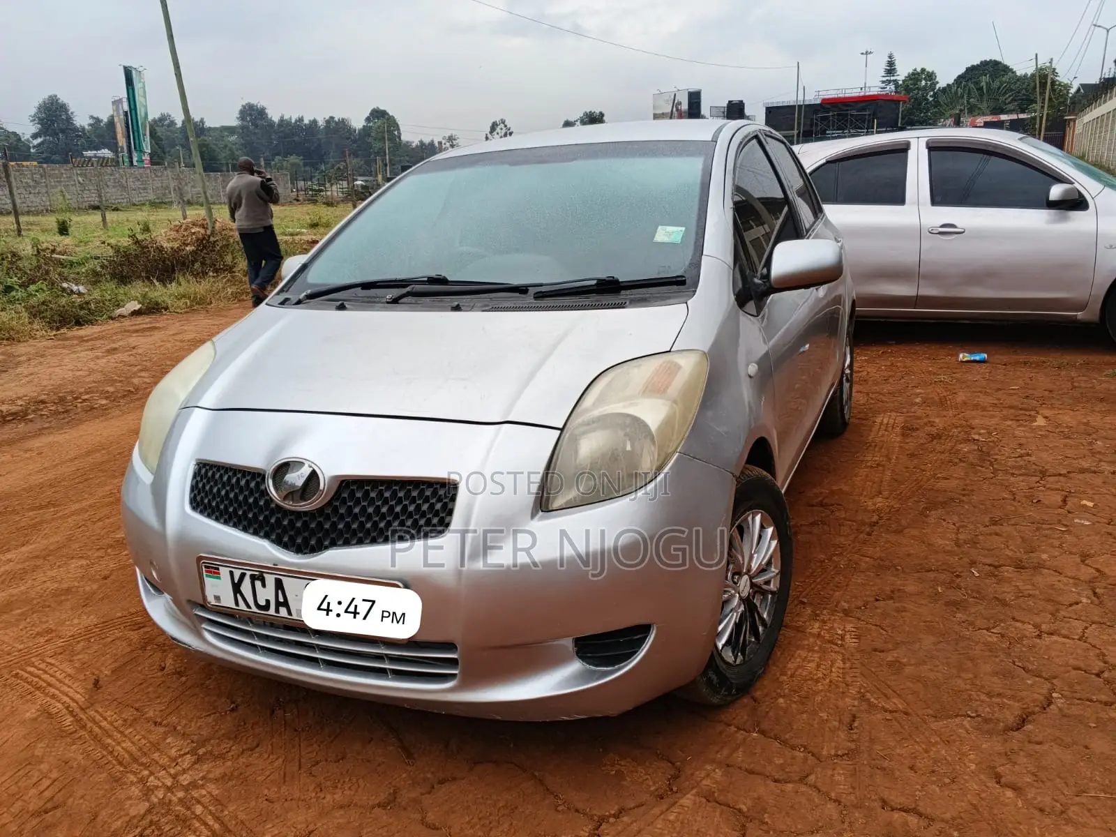 Toyota Vitz 2008 Gray