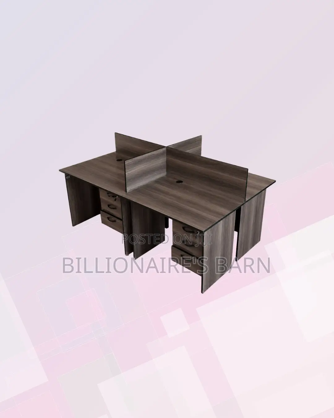 Practical 0.9m Partition Wooden Bullpen Desk for Daily Study Sessions