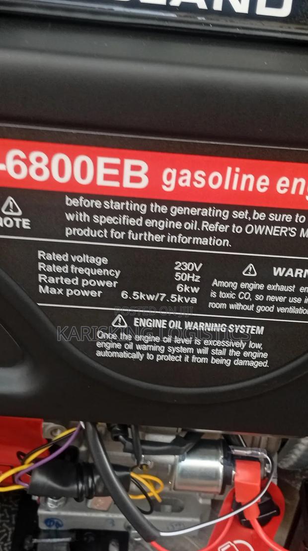 Thompson 7kva Gasoline Generator Petrol - thumbnail 2