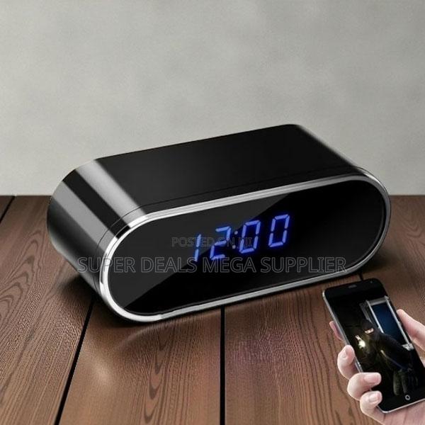 Premium Quality Wifi Alarm Table Clock Hidden Spy Camera