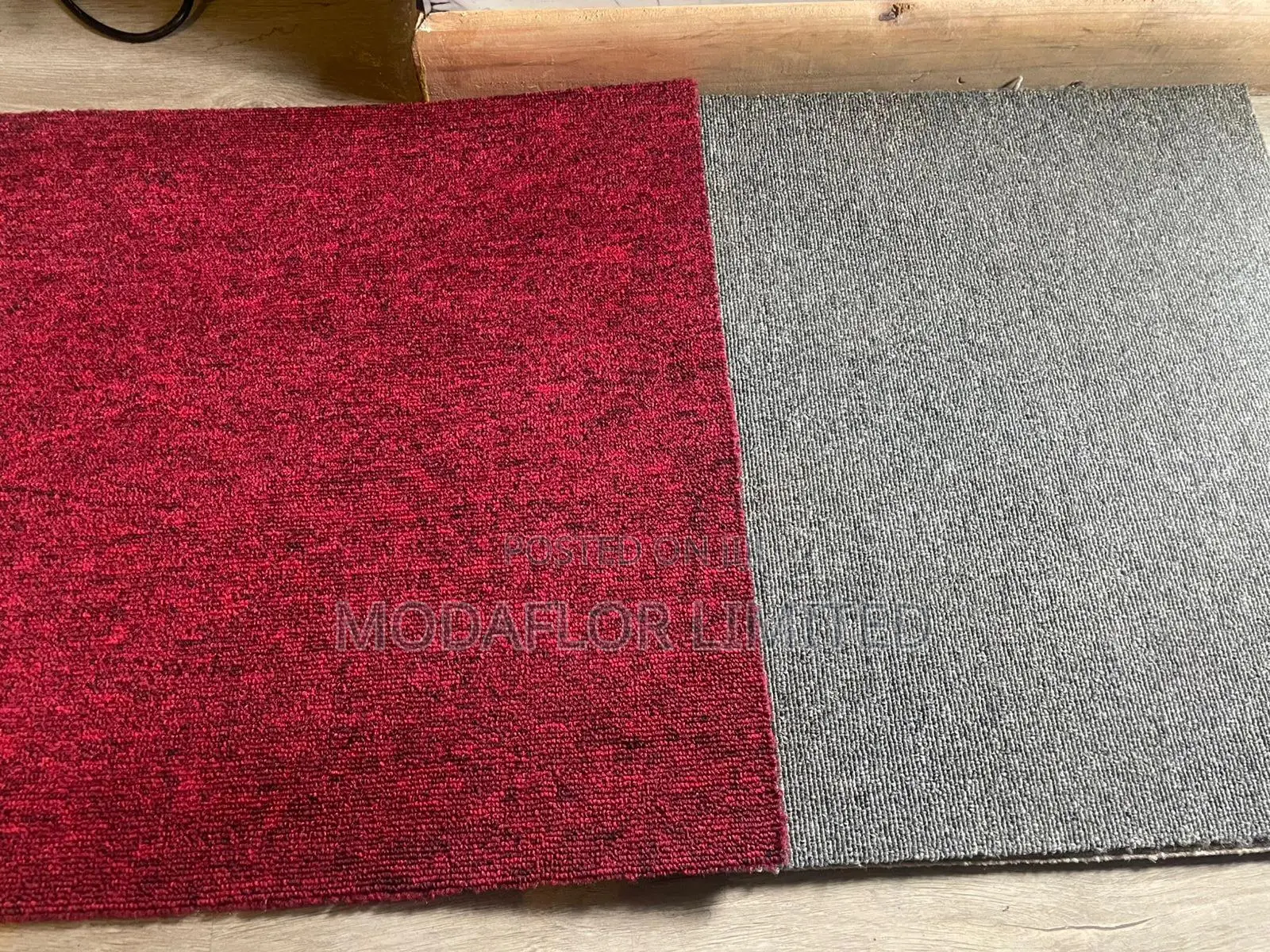 Plain Commercial Carpet Tiles Elegant Office Floor Solution