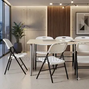 Office Chairs; Patio White Foldable Training Home Office Chairs