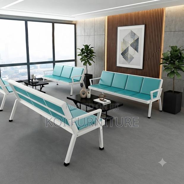 Office Bench; Three Seaters Up-Holstered Office Receptions Bench - thumbnail 5