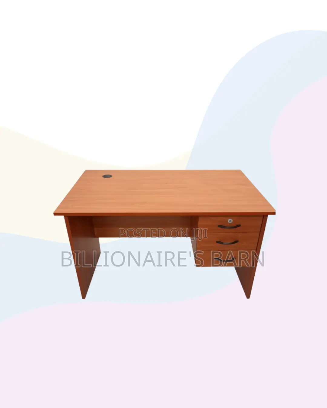 Compact 1m Wooden Desk for Dedicated Laptop Work Sessions