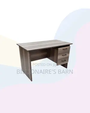 Compact 1m Wooden Desk for Reliable Workday Organisation