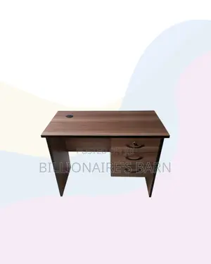 Compact 1m Wooden Desk for Orderly Writing and Research