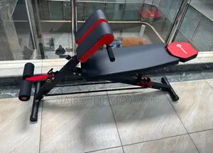Adjustable Decline Sit-Up Bench With Leg Support
