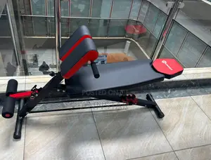 Adjustable Decline Sit-Up Bench With Leg Support