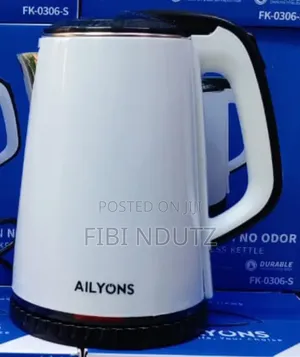 White 1.8l Ailyons Kettle/Ailyons Kettle