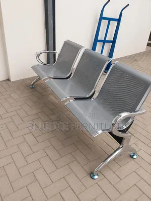 Unpadded 3 Seater Waiting Bench