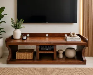 Solid Coconut Wood Tv Stand