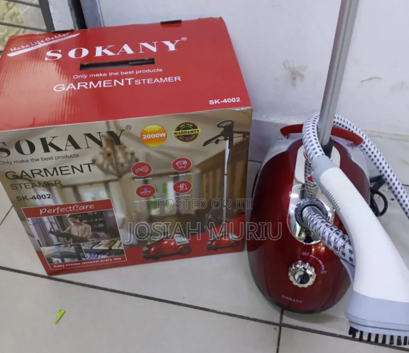 Sokany Garment Steamer With Hanger Stand