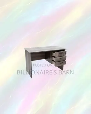 Compact 1.2m Wooden Desk With Drawers for Simple Home Office Use
