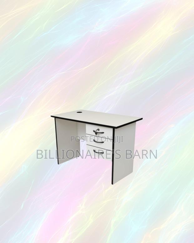 Compact 1.2m Wooden Desk With Drawers for Comfortable Home Study Areas - thumbnail 2