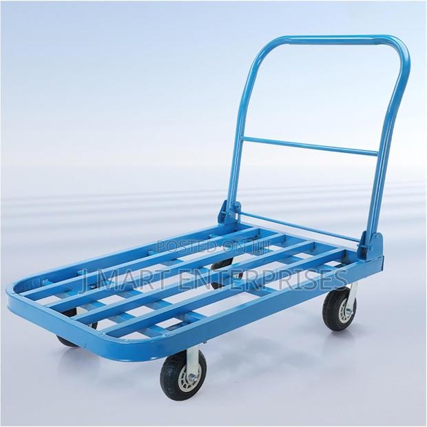 Heavy-duty Flatbed Cart - Versatile Garden Dolly For Easy Transport