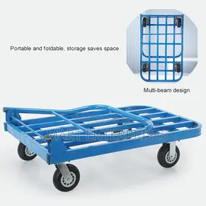 Heavy-duty Flatbed Cart - Versatile Garden Dolly For Easy Transport