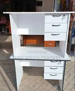 Computer Desk With 3-Drawer Cabinet