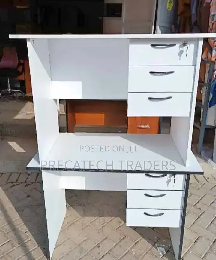 Computer Desk With 3-Drawer Cabinet