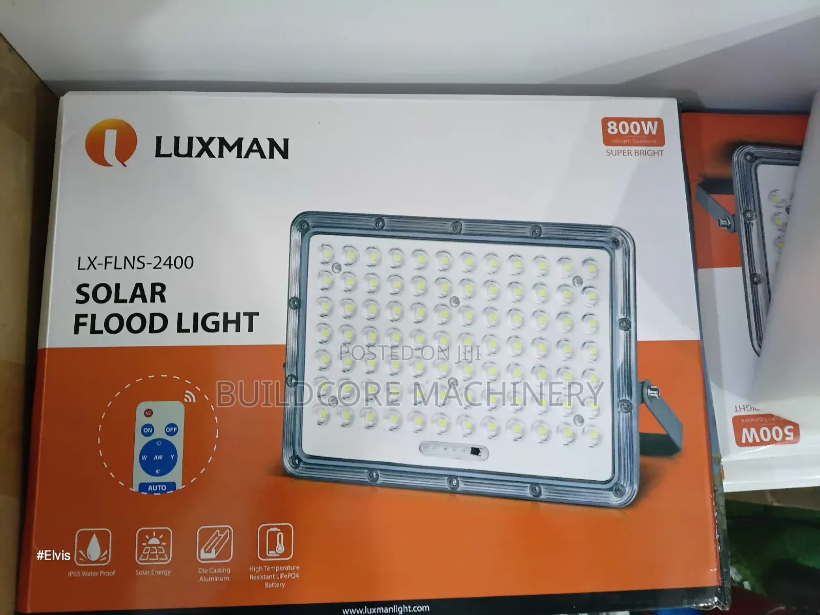 800watts Luxman Solar Floodlight