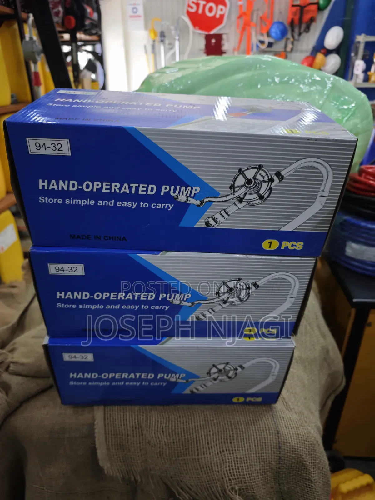 Hand-Operated Pump in Stock
