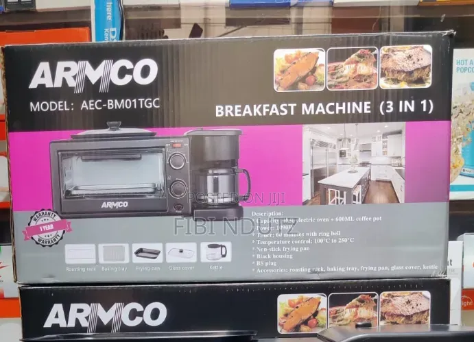 3 in 1 Armco Breakfast Machine/1090watts Breakfast Machine